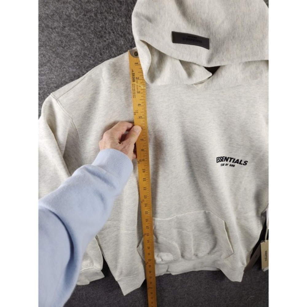 Fear Of God Essentials Hoodie Light Oatmeal Men's XS - Picture 9 of 11